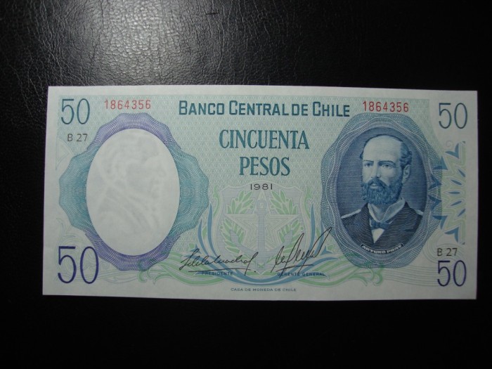 CHILE 50 PESOS 1981 UNC