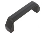Manetă tehnopolimer PA neagră 37mm 120mm 23mm 1,8kN