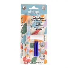 Stilou Strigo cu Cerneala care se sterge + 2 Rezerve + Dispozitiv Curatare Penita , Design Retro