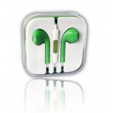 CASTI HANDSFREE COMPATIBIL APPLE IPHONE 5 CU COMANDA VERDE BLISTER