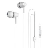 Căști Audio Tip Dop, Albe, cu Microfon, Conector 3.5mm, Cablu 120cm, CMCLASS
