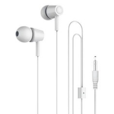 Căști Audio Tip Dop, Albe, cu Microfon, Conector 3.5mm, Cablu 120cm, CMCLASS