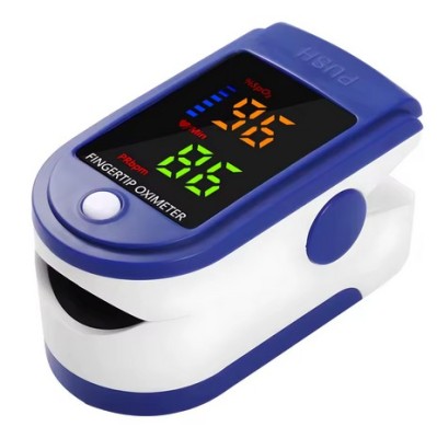 oximetru puls saturatie sange monitor display ecran led spo2 foto