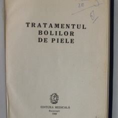 TRATAMENTUL BOLILOR DE PIELE de ST. TEODORESCU, A. CONU , 1960