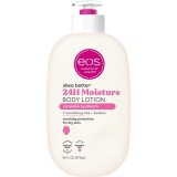 Loțiune de corp Eos Shea Better, hidratare 24 h, textură lejeră neuleioasă, 473 ml