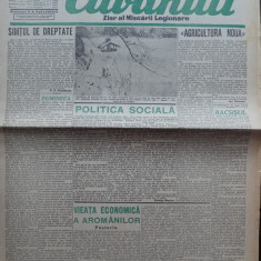 Cuvantul , ziar al miscarii legionare , 6 ianuarie 1941 , nr. 82