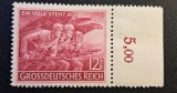 Germania (1944) 12+8Pf "Ein Volk steht auf" cu Margine și Valoare Contabilă "5,00" (MINT / Neștampilat) CLK1
