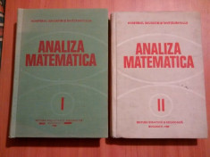 Miron Nicolescu ( si colectiv ) - Analiza matematica (2 vol) foto