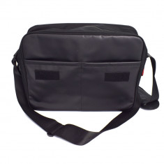 Geanta de umar, Sigg, 12.5L, compartiment laptop, neagra