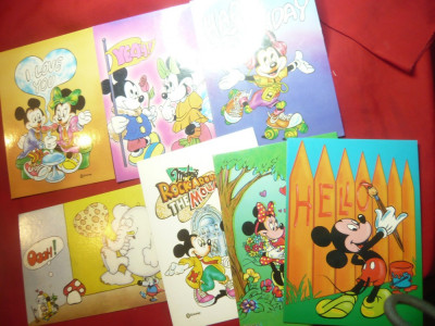 Set 7 Ilustrate Desene Animate Walt Disney -Ed. Baia Mare foto