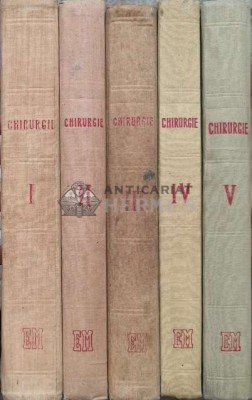 Chirurgie (5 volume) - 1959 - N. Hortolomei (#C23) foto