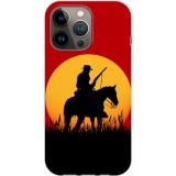 Husa compatibila cu Apple iPhone 13 Pro Max model Red Dead Redemption , Silicon, TPU, Viceversa