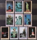 BC290, ST.Vincent 1986, serie Statuia Libertatii