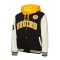 Boston Bruins hanorac de bărbați cu glugă Courtside Fleece Button Front Current Logo - 2XL