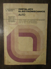 INSTALATII ELECTROMECANICE AUTO-E.ANTONESCU,A.STEFLEA foto