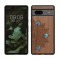 Husa Kwmobile pentru Google Pixel 7a, Maro/Albastru, Lemn, KWM000019YK006C