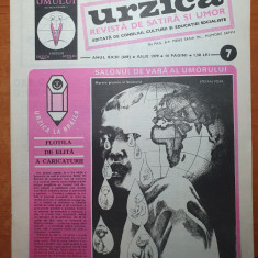 revista urzica iulie 1979 - revista de satira si umor