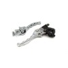 Manete Frana Ambreiaj Cross 125 Rabatabile Argintiu - Set Piese Moto