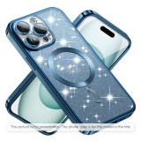 Husa pentru Samsung Galaxy A36 5G - Techsuit Luxury Glitter MagSafe - Light Blue