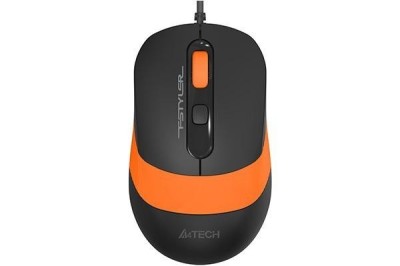 Mouse A4tech cu fir, 1600 DPI, ng/orange foto