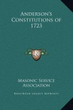 Anderson&#039;s Constitutions of 1723