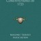 Anderson&#039;s Constitutions of 1723