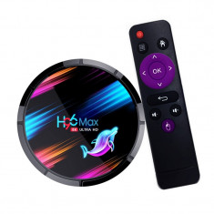 TV Box Techstar? H96 Max X3, Android 9.0, UltraHD 8K, 4K@ 60fps, 4GB RAM, 64GB ROM, 5G WiFi, Bluetooth 4.0, Cu IPTV, Model 2020 foto