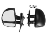 Oglinda exterioara Citroen Jumper 1999-2006, Fiat Ducato, 1999-2006, Peugeot Boxer 1999-2006, Stanga, Crom, manuala, Fara incalzire, carcasa neagra,, View Max