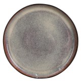 Farfurie intinsa D4111, portelan, maro, 25 cm