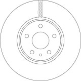 Disc frana fata TRW DF6811