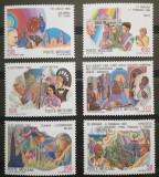 BC90, Vatican 1987, 6 timbre Papa Ioan Paul al II-lea, Nestampilat