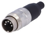 Conector M16 Mufă Tată 5 PIN Lipire Pe Cabluri