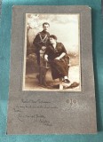 Fotografie de epoca Radauti cabinet Leon Slasarevici 1920 Rosiori / Calarasi George Turtureanu