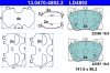 ATE 13.0470-4892.2 ATE Ceramic set placute frana,frana disc