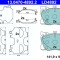 ATE 13.0470-4892.2 ATE Ceramic set placute frana,frana disc