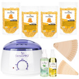 Cumpara ieftin Kit Epilare Ceara Total Honey Skin, SensoPRO Milano