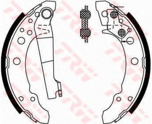 Set saboti frana SEAT IBIZA III (6K1) (1999 - 2002) TRW GS8166