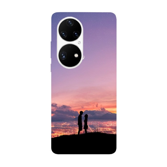 Husa compatibila cu Huawei Mate 40 model Till death do us apart, Silicon, TPU, Viceversa