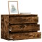 vidaXL Dulap colț cu sertare stejar fumuriu 80x41x58 cm lemn prelucrat 852856
