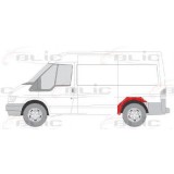 Aparatoare noroi / carenaj roata spate FORD TRANSIT caroserie (FA) (2000 - 2006) BLIC 6504-03-2509591P
