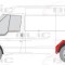 Aparatoare noroi / carenaj roata spate FORD TRANSIT bus (FD, FB, FS, FZ, FC) (2000 - 2006) BLIC 6504-03-2509591P