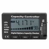Tester al capacității bateriei, citire a tensiunii și capacității bateriei, pentru pachete de baterii LiPo, LiFe, NiCd, NiMH