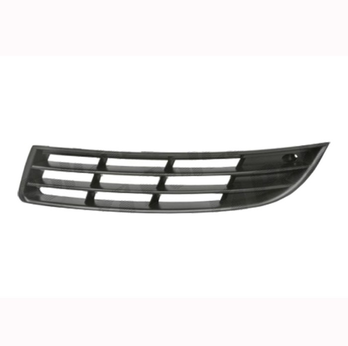 Grila bara fata Vw Passat 3C (B6) 2005-07.2010 , partea Dreapta fara gaura proiector , negru