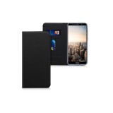 Husa pentru Huawei Honor 7A, Piele ecologica, Negru, 44826.01