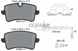 Set placute frana TEXTAR 2521402