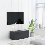 Comoda TV, gri, 80 x 34 x 30 cm, PAL GartenMobel Dekor, vidaXL