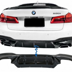 Difuzor Bara Spate compatibil cu BMW Seria 5 G30 G31 (2017+) M5 Design Negru Lucios RDBMG30M5