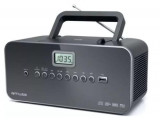 Radio Portabil Muse M-28 DG, CD/MP3 player cu USB (Gri)