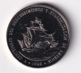 Republica Dominicana 1 Peso 1988 (Santa Maria, Pinta and Nina) KM-66 UNC !!!