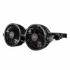 Ventilator auto dublu cu 2 viteze fixare la tetiera diametru 2x4&#039;&#039; Amio 12V Garage AutoRide